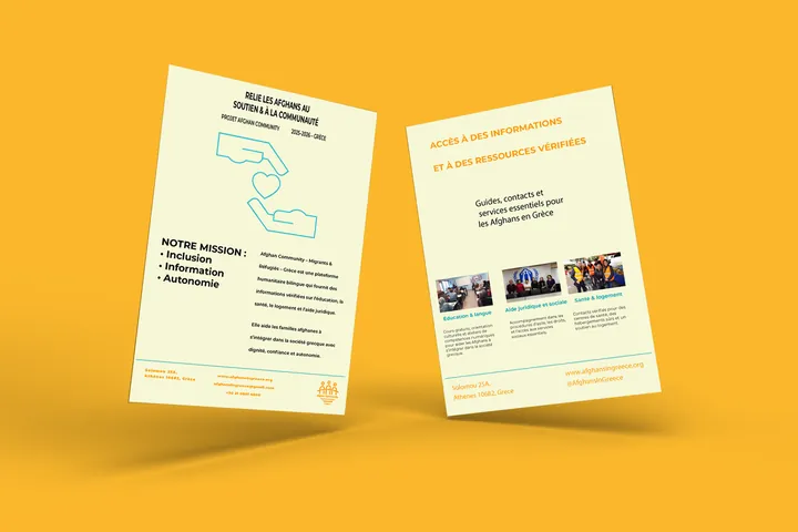 Flyer recto verso Afghan Community