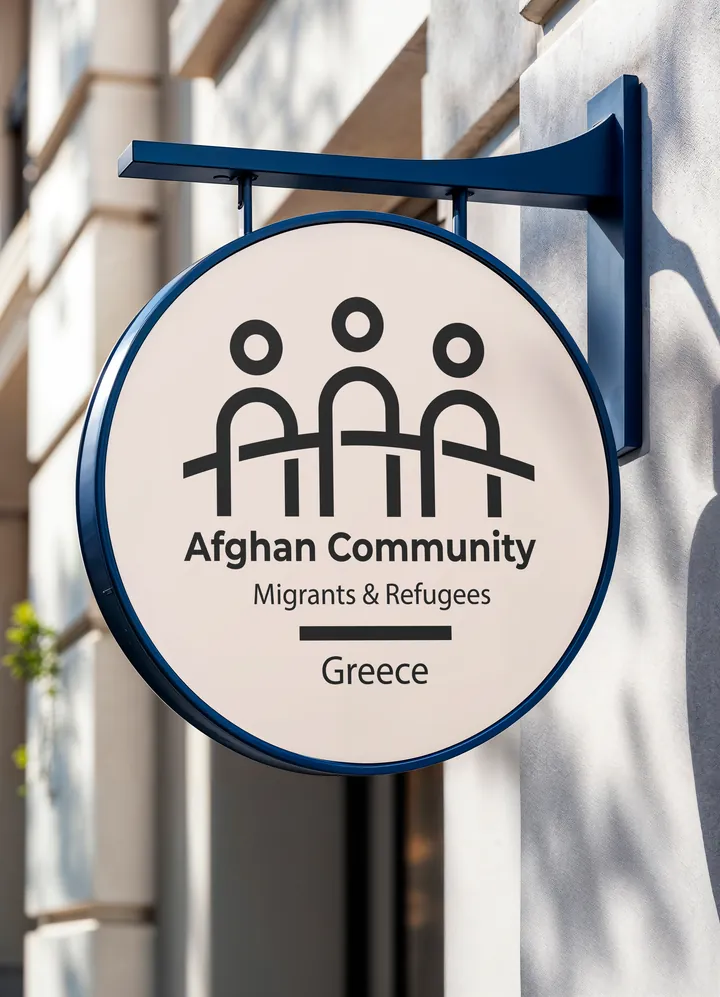 Enseigne extérieure Afghan Community