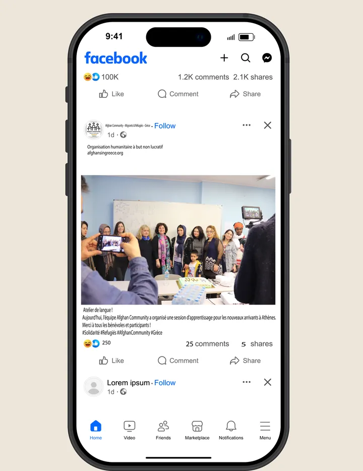 Maquette Facebook Afghan Community