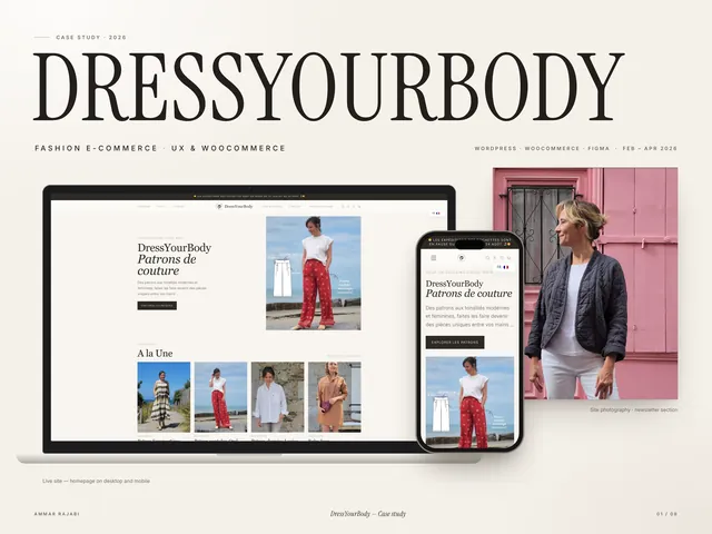 Aperçu du site DressYourBody