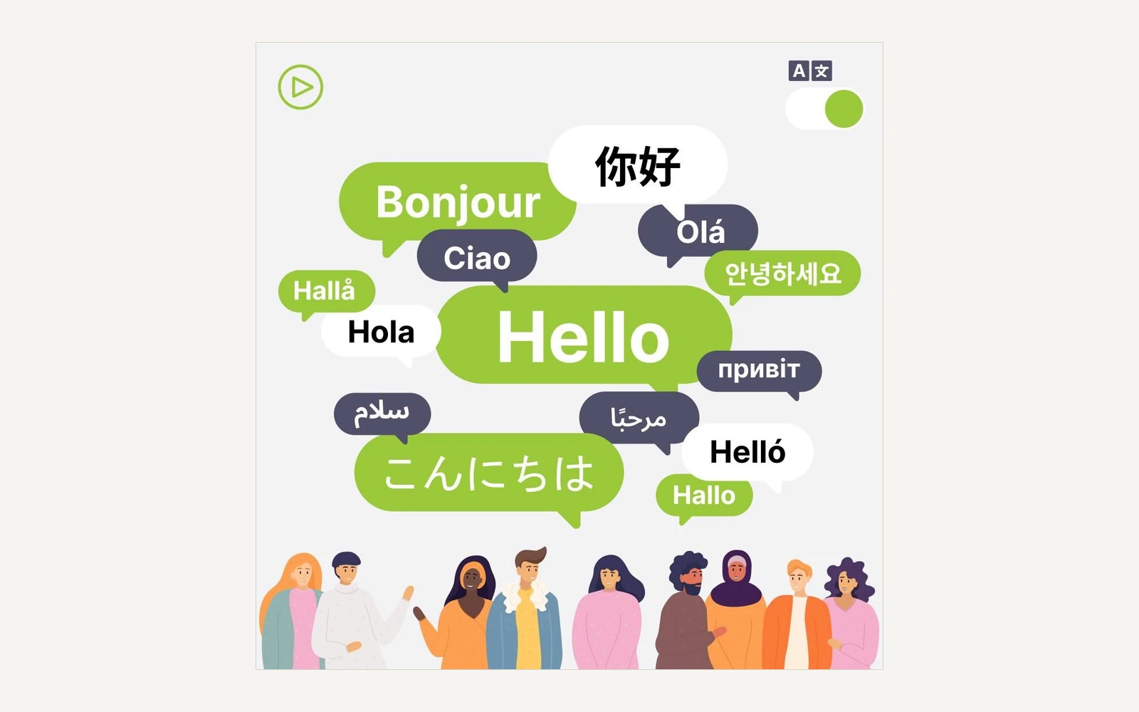 Site multilingue